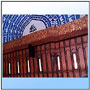 Caligraphic Work in Alloy cut work in floral kufic Script